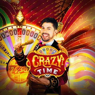 Vignette du jeu de casino en direct Crazy Time de Evolution