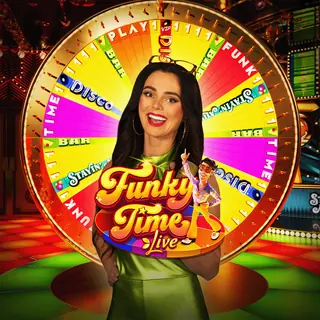 Vignette du jeu de casino en direct Funky Time de Evolution