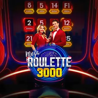 Vignette du jeu de casino en direct Mega Roulette 3000 de Pragmatic Play Live